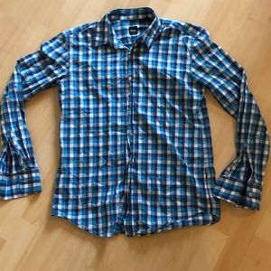 Hugo Boss Checkered Button Down